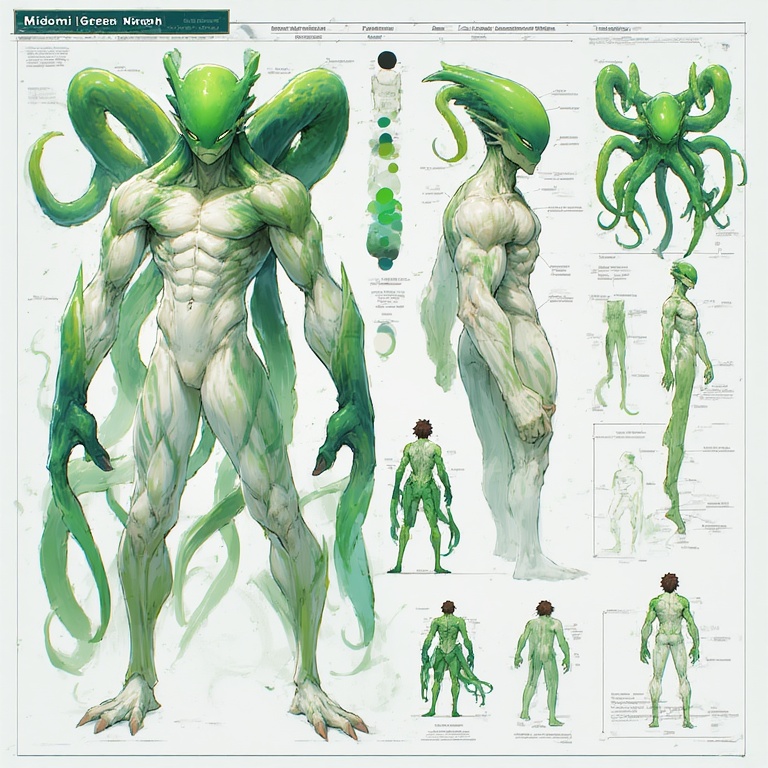 Green Midomi highbreeds sheet 7