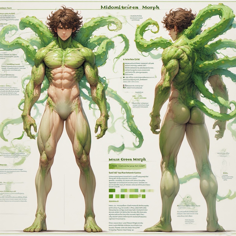 Green Midomi base morph reference